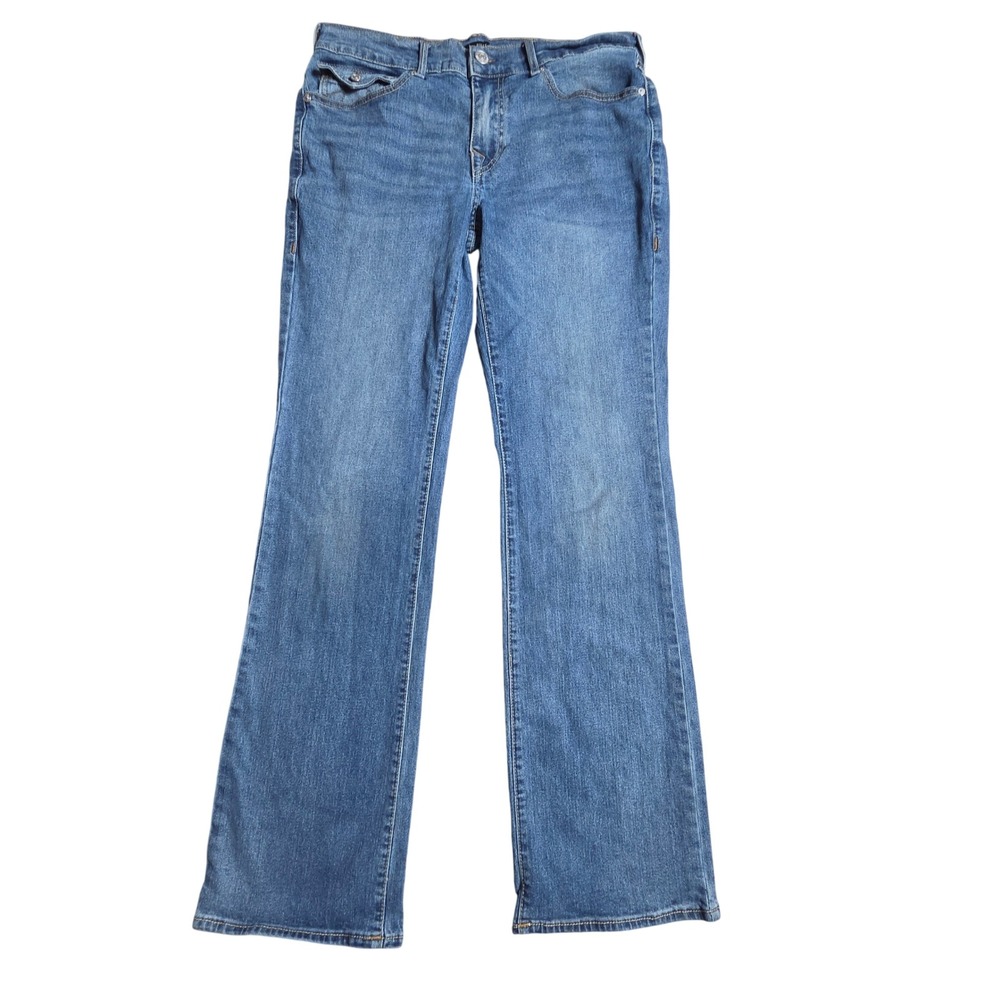 True Religion Billy Relaxed Bootcut Jeans 32x33 Cotton Blend Streetwear Western